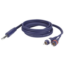 FL35 - Stereo Jack to 2 RCA male L/R 3 m