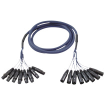 FL60 - 8 XLR/M 3P to 8 XLR/F 3P 3 m