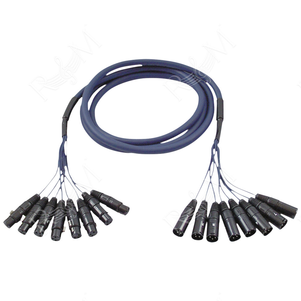 FL60 - 8 XLR/M 3P to 8 XLR/F 3P 6 m