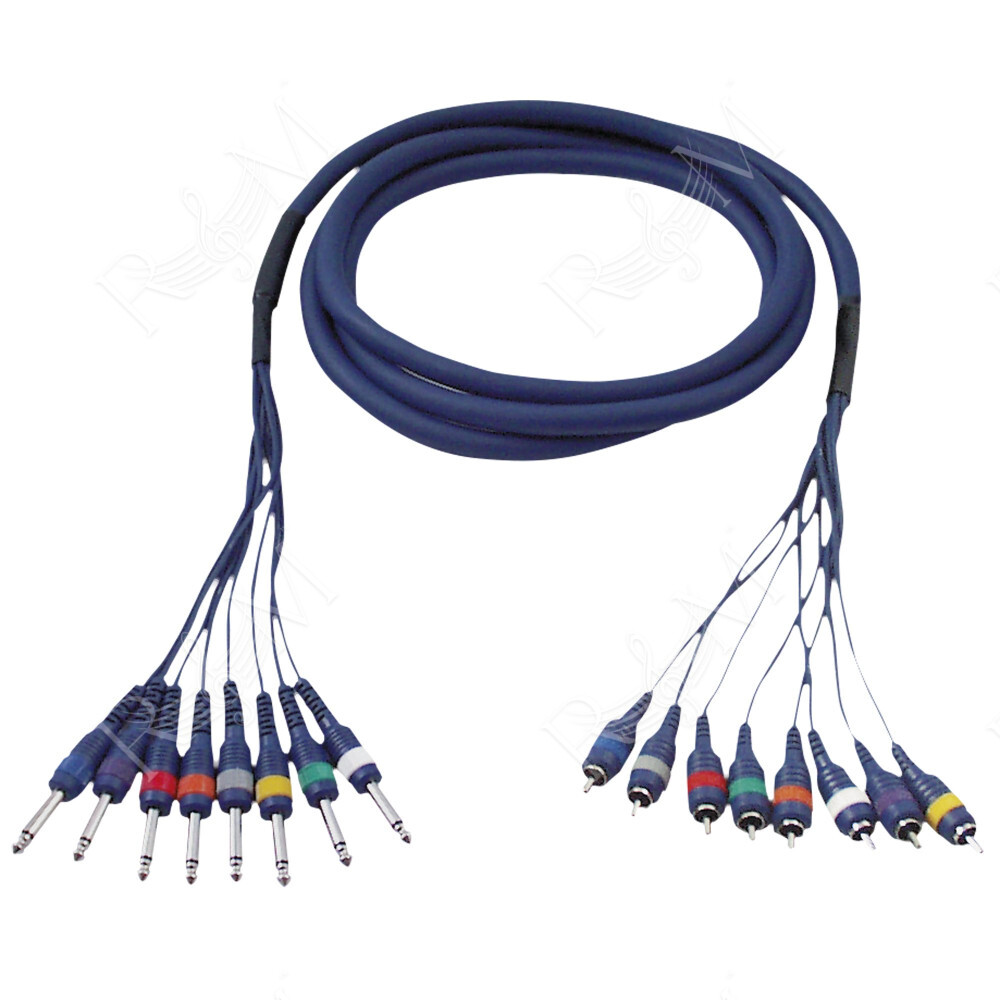FL64 - 8 Jack mono to 8 RCA/M 6 m