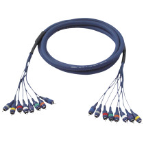FL65 - 8 RCA/M to 8 RCA/M 6 m