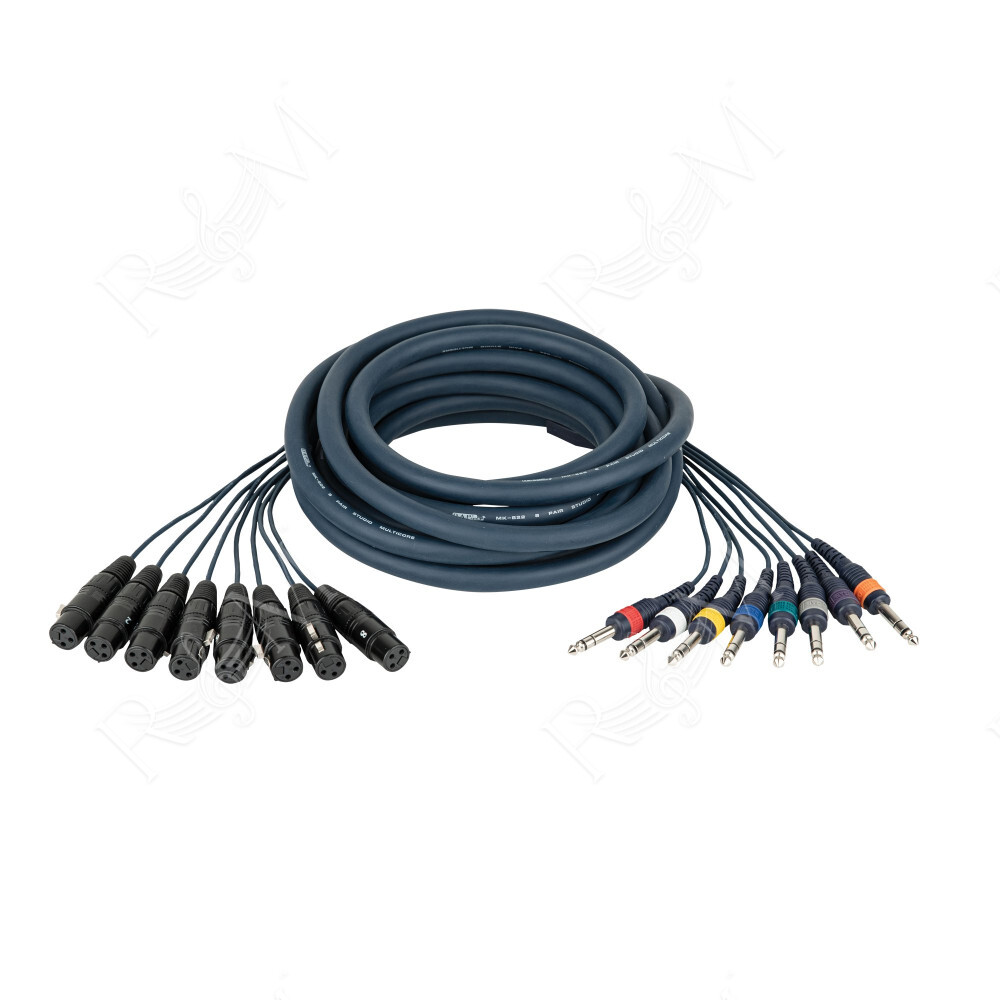 FL67 - 8 XLR/F 3P to 8 Jack stereo 3 m