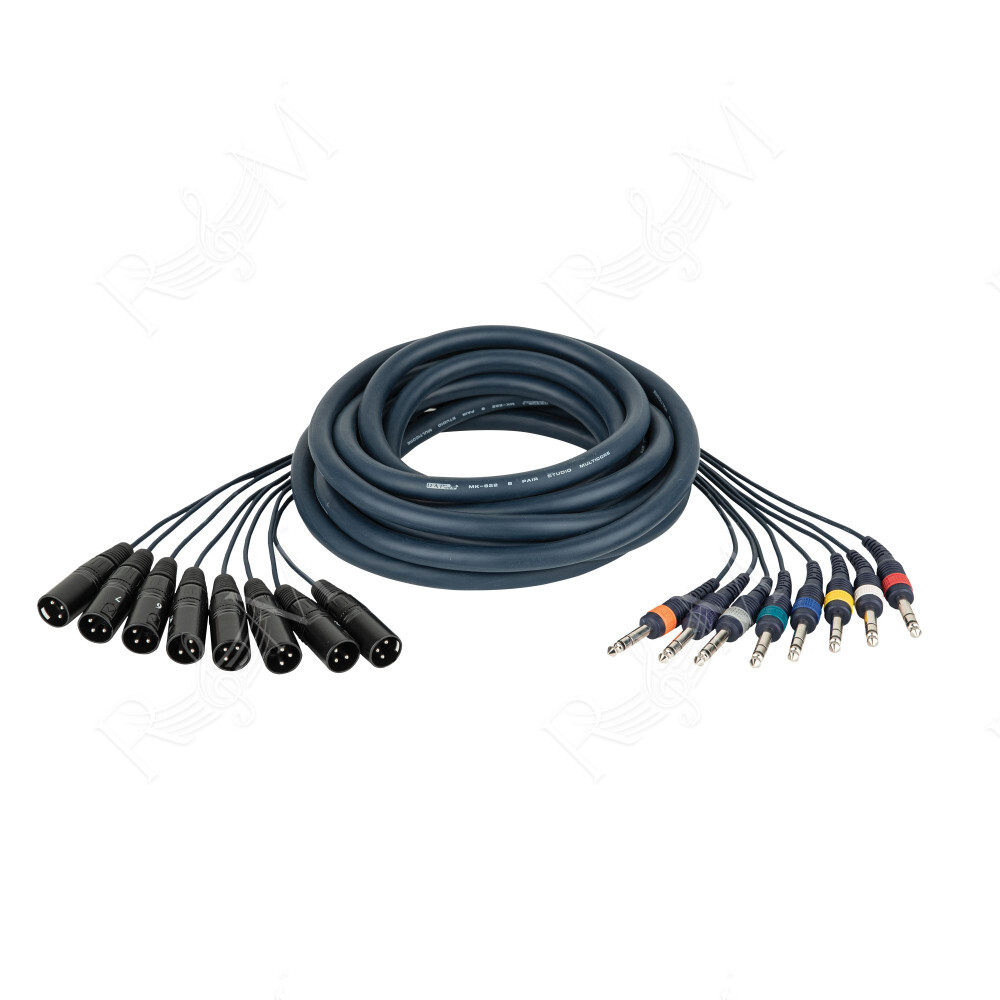 FL68 - 8 XLR/M 3P to 8 Jack stereo 6 m