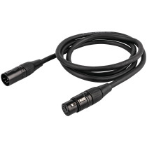 FL86 - DMX/AES-EBU XLR/M 5P to XLR/F 5P 1,5 m