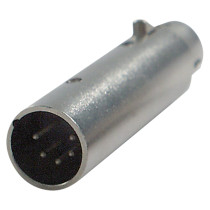 FLA29 - XLR 5P male to XLR 3P female adapter 5p. XLR - maschio > 3p. XLR - femmina adattatore DMX