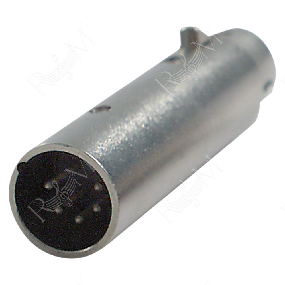 FLA29 - XLR 5P male to XLR 3P female adapter 5p. XLR - maschio > 3p. XLR - femmina adattatore DMX