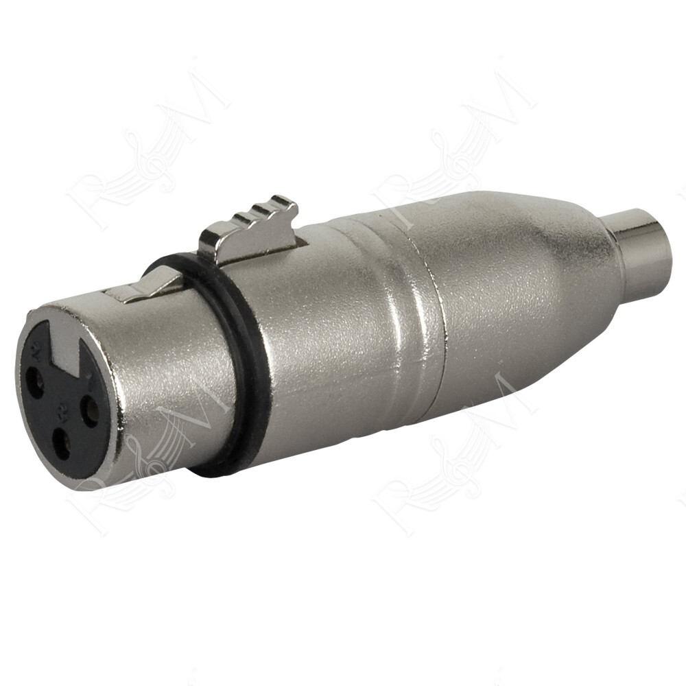 FLA33 - XLR 3P female to RCA female