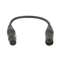 Adattatore DMX Neutrik 3-pin femmina a 5-pin maschio