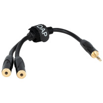 FLA5 - da mini-jack stereo maschio a 2 mini-jack stereo femmina
