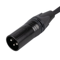 FLN01 - Cavo microfono/linea XLR M/F 3P Neutrik serie NC3-BAG