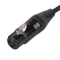 FLN09 - DMX e AES/EBU da XLR/M 3P a XLR/F 3P Neutrik Serie NC3-BAG