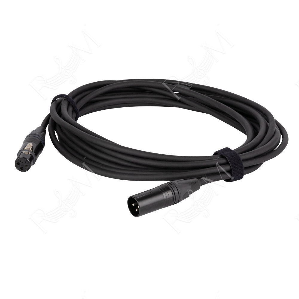 FLN09 - DMX e AES/EBU da XLR/M 3P a XLR/F 3P Neutrik Serie NC3-BAG