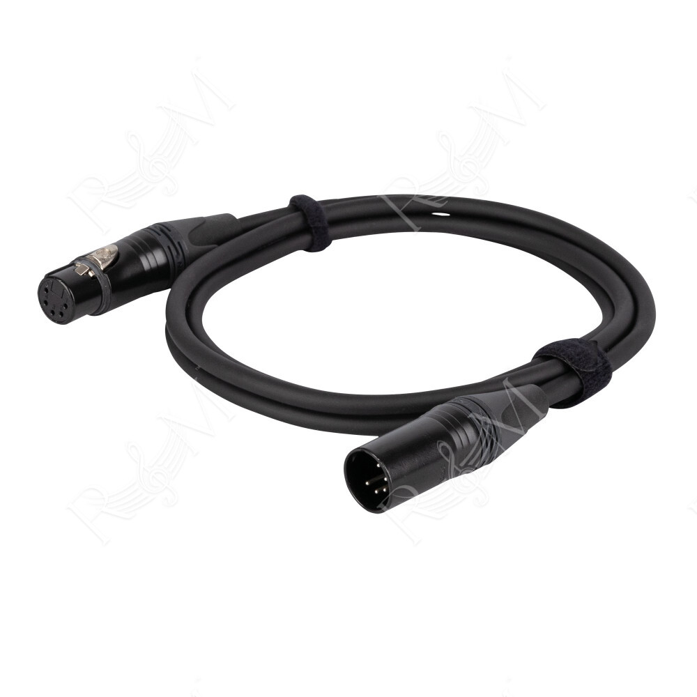 FLN85 Quad DMX e Cavo AES/EBU Serie Neutrik NC5-BA G