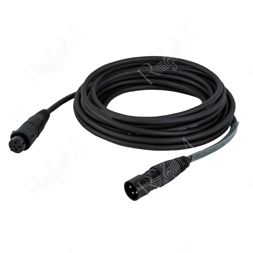 FLR73 - IP65 DMX/AES-EBU da XLR/M 3P a XLR/F 3P Serie Rean RCX3