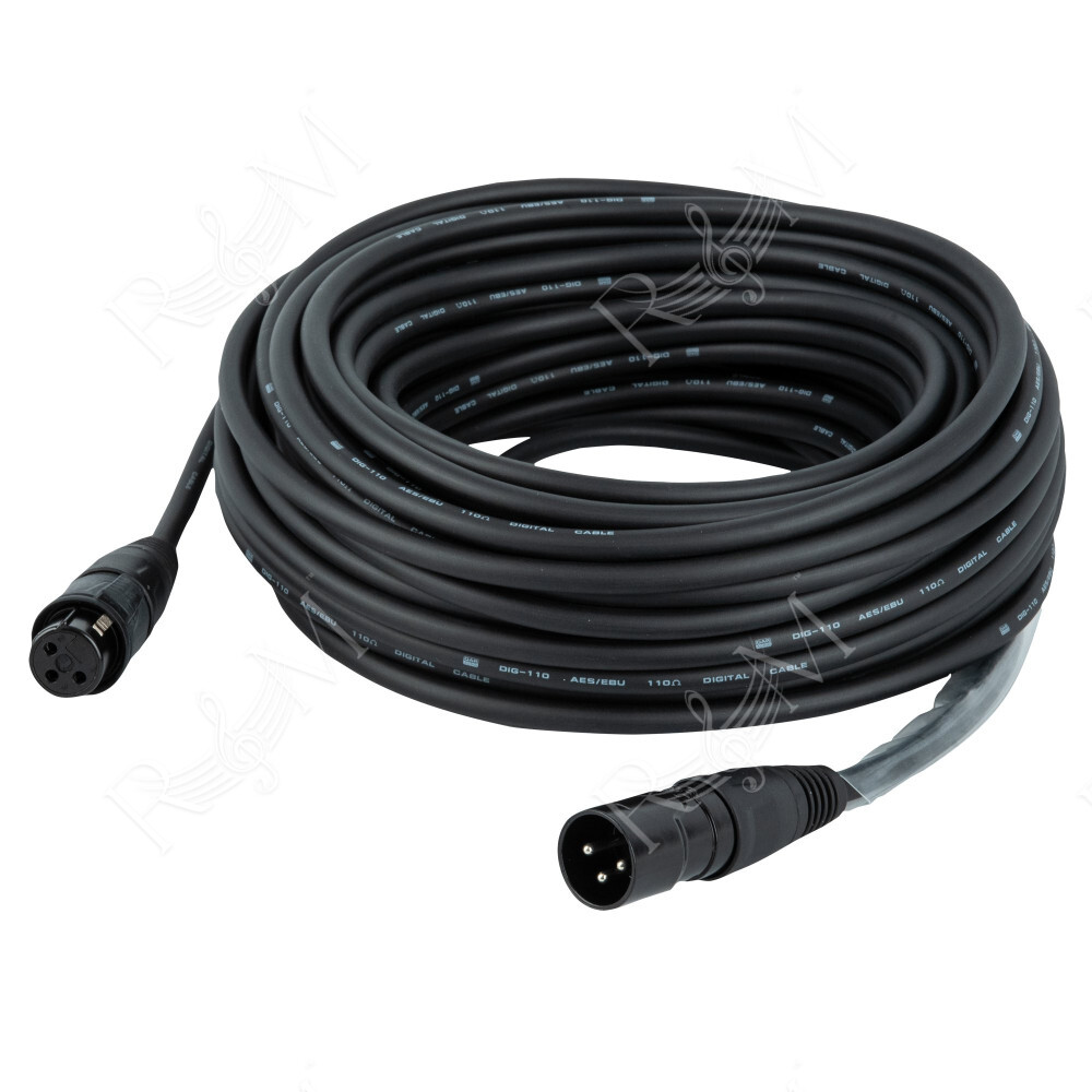 FLR73 - IP65 DMX/AES-EBU da XLR/M 3P a XLR/F 3P Serie Rean RCX3
