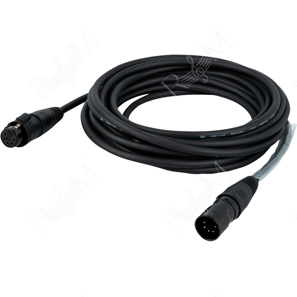 FLR75 - IP65 DMX/AES-EBU da XLR/M 5P a XLR/F 5P Serie Rean RCX5
