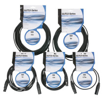 FLX01- bal. XLR/M 3P to XLR/F 3P Tipo X