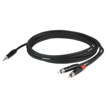 FLX30 - Stereo mini-jack to 2 RCA male corpo jack a incasso - 3m