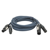Cavo Hybrid FP-14 - powerCON True1 & 5-pin XLR