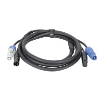 FP21 Hybrid Cable - Power Pro & 5-pin XLR - DMX /  Power