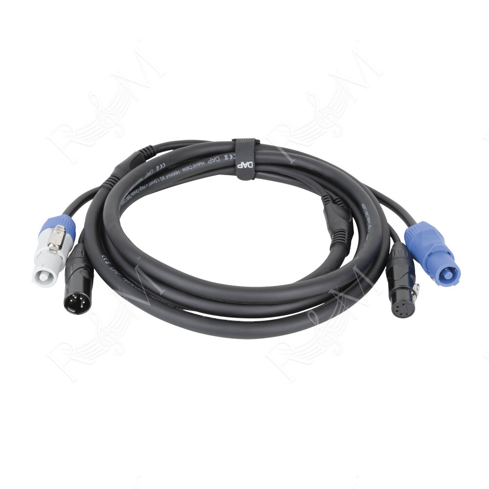 FP21 Hybrid Cable - Power Pro & 5-pin XLR - DMX /  Power
