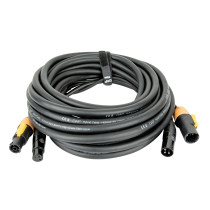 FP22 Hybrid Cable - Power Pro True & 3-pin XLR - D MX / Power