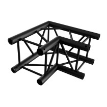 Pro-30 Square F Truss - Corner QCF21 - 90° corner - black