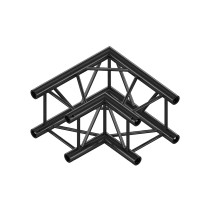 Pro-30 Square F Truss - Corner QCVF21 - 90° corner - heavy duty - black - F