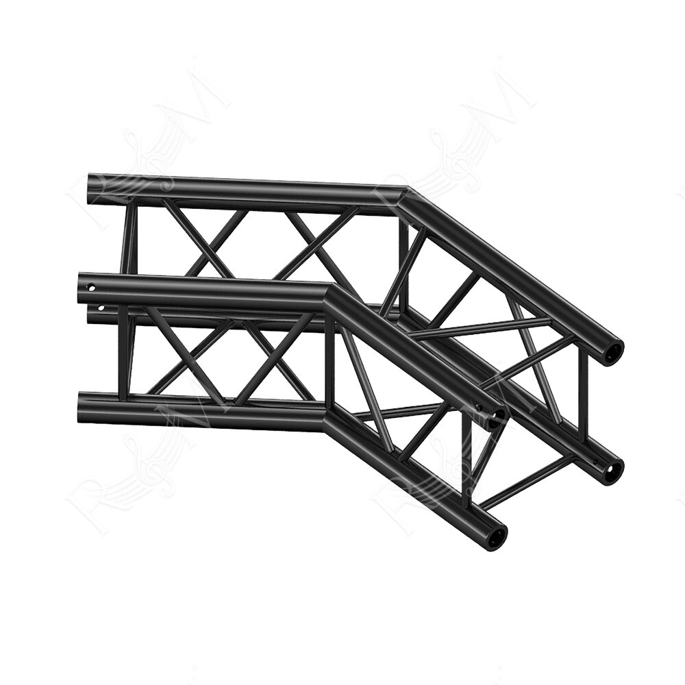 Pro-30 Square F Truss - Corner QCVF23 - 135° corner - heavy duty - black - F
