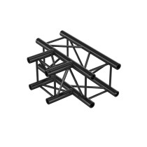 Pro-30 Square F Truss - T-Cross 3-way QTVF35 - 90° corner - heavy duty - black - F