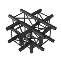 Pro-30 Square F Truss - Cross + Down 5-way QCF51 - 90° corner - black