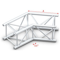 Pro-40 Square F Truss - Corner - Heavy Duty QCLF23 - angolo da 135° - F