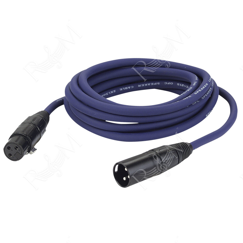 FS03 - XLR/F 3P to XLR/M 3P - 2x 1.5 mm² 3 m