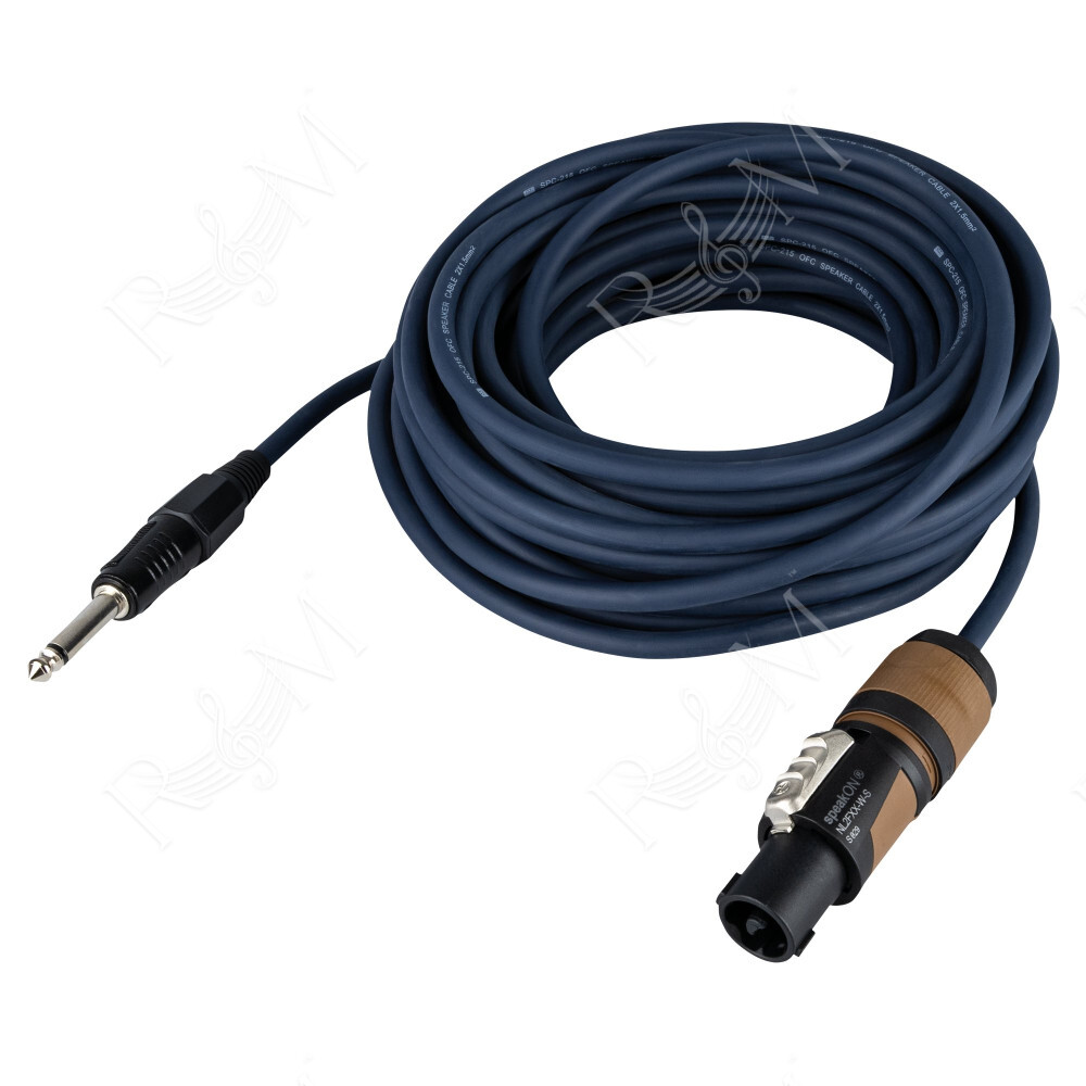 FS16 - Jack mono to speakON/Male - 2x 1.5 mm² - Neutrik 10 m