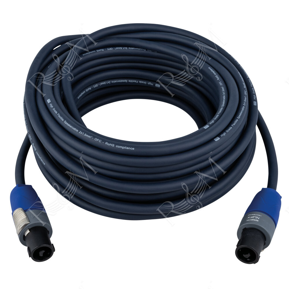 FS17 - speakON to speakON - 2x 1.5 mm² - Neutrik 15 m