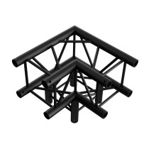 Pro-30 Square G Truss - Corner 3-way QLU30 - 90° corner - black