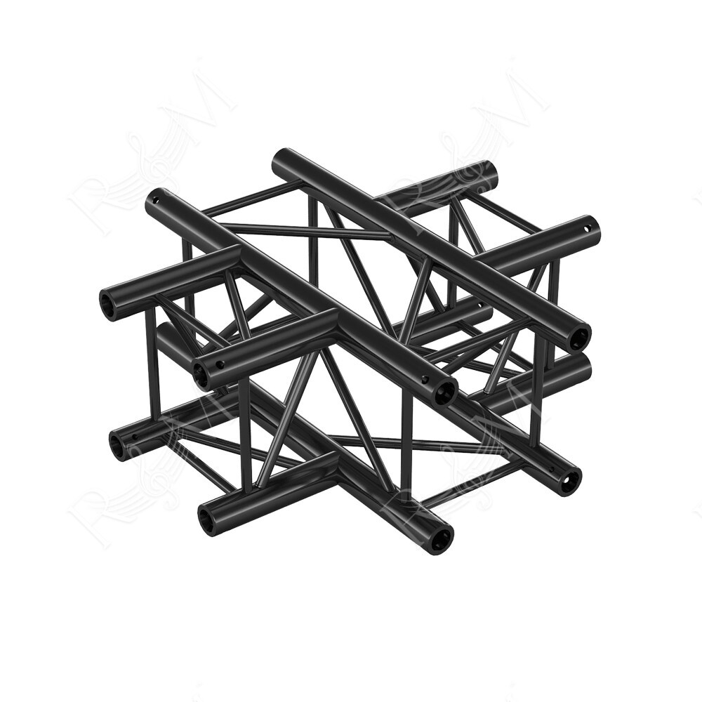 Pro-30 Square G Truss - Cross 4-way QCV41 - 90° corner - heavy duty - black - G