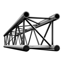 Pro-30 Square G Truss - Straight QTU500 - 500 mm - black