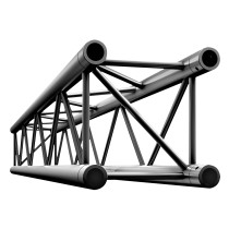 Pro-30 Square G Truss - Straight QTU3000 - 3000 mm - black