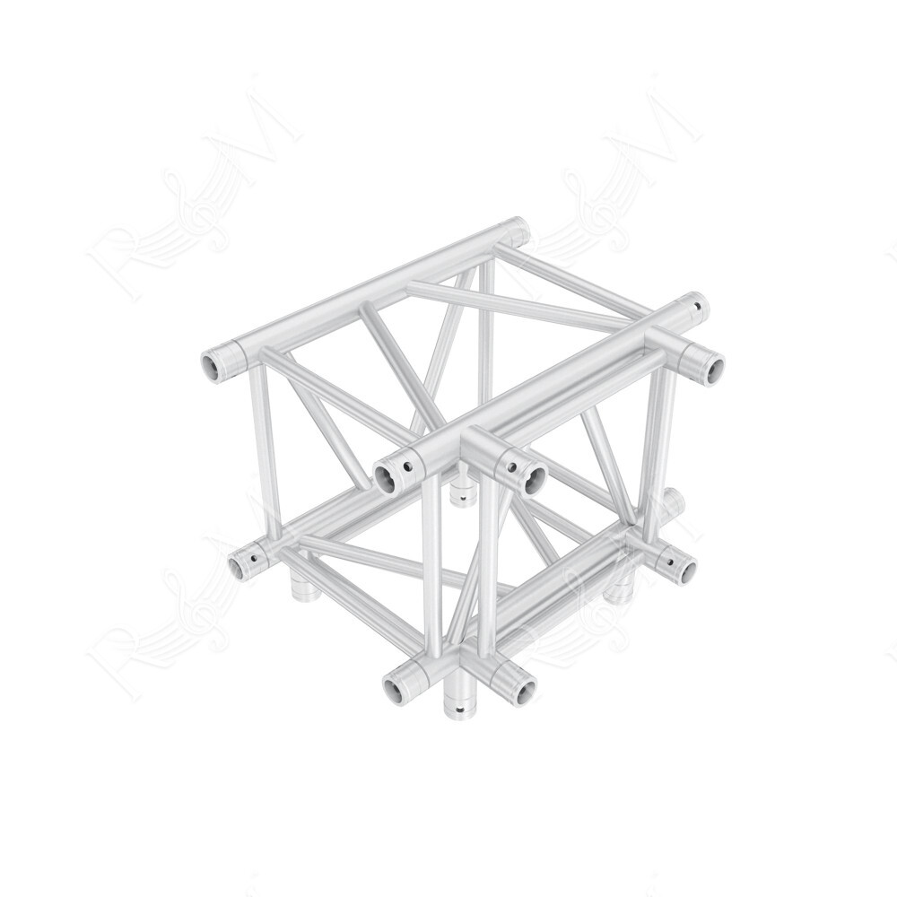 Pro-40 Square G Truss - T-cross + Down 4-way QLLU40 - 90° corner - heavy duty - G