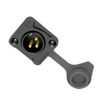 Telaio XLR 3P, maschio, IP65