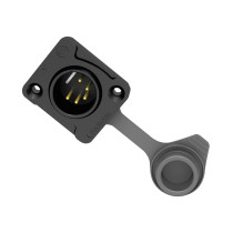 Telaio XLR 5P, maschio, IP65