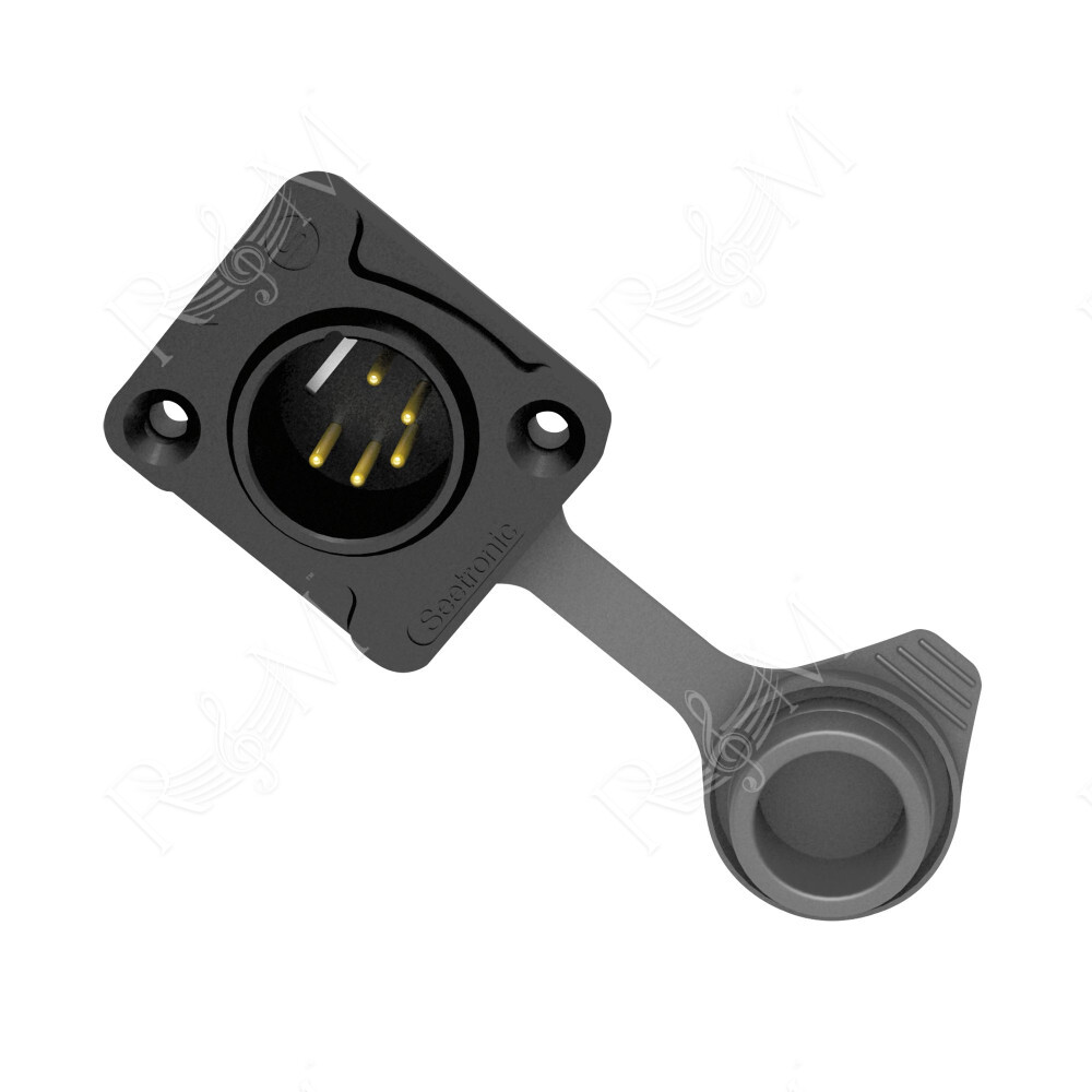 Telaio XLR 5P, maschio, IP65