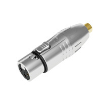 Da XLR 3P femmina a RCA femmina