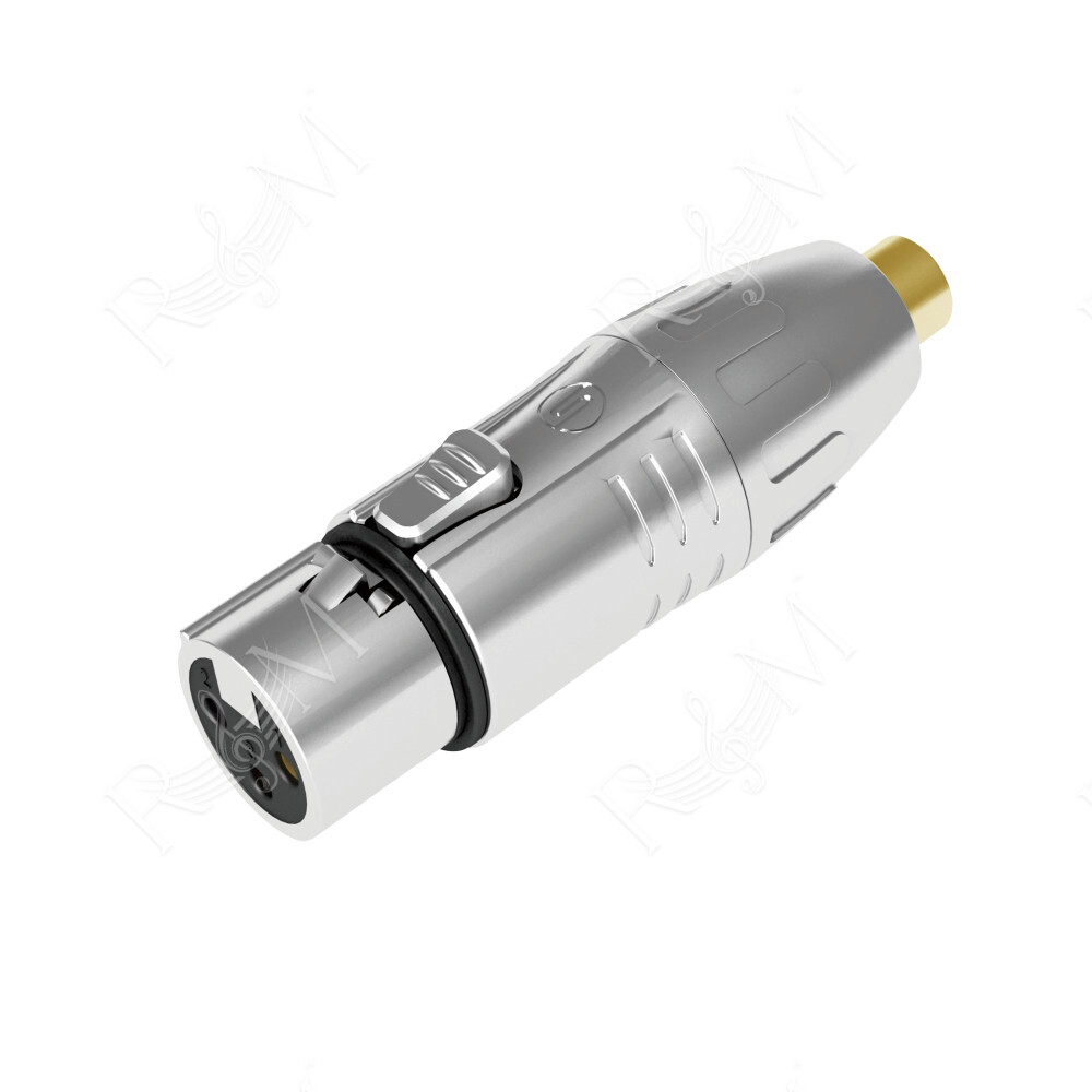 Da XLR 3P femmina a RCA femmina