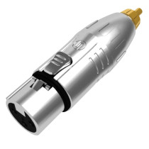 Da XLR 3P femmina a RCA maschio