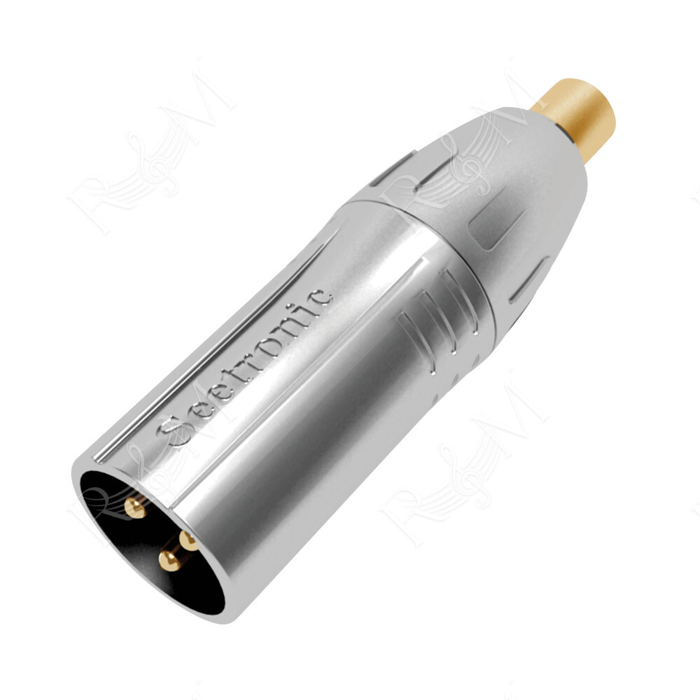 Da XLR 3P maschio a RCA femmina