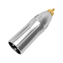 Da XLR 3P maschio a RCA maschio