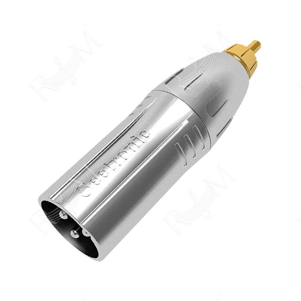 Da XLR 3P maschio a RCA maschio