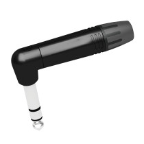 Jack Plug 6,3 mm Stereo, 90º